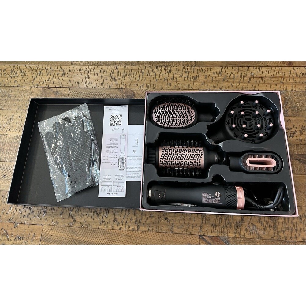 Beachwaver Co. Blowout Brush – Midnight Rose | NEW Hair Tool Volumizer